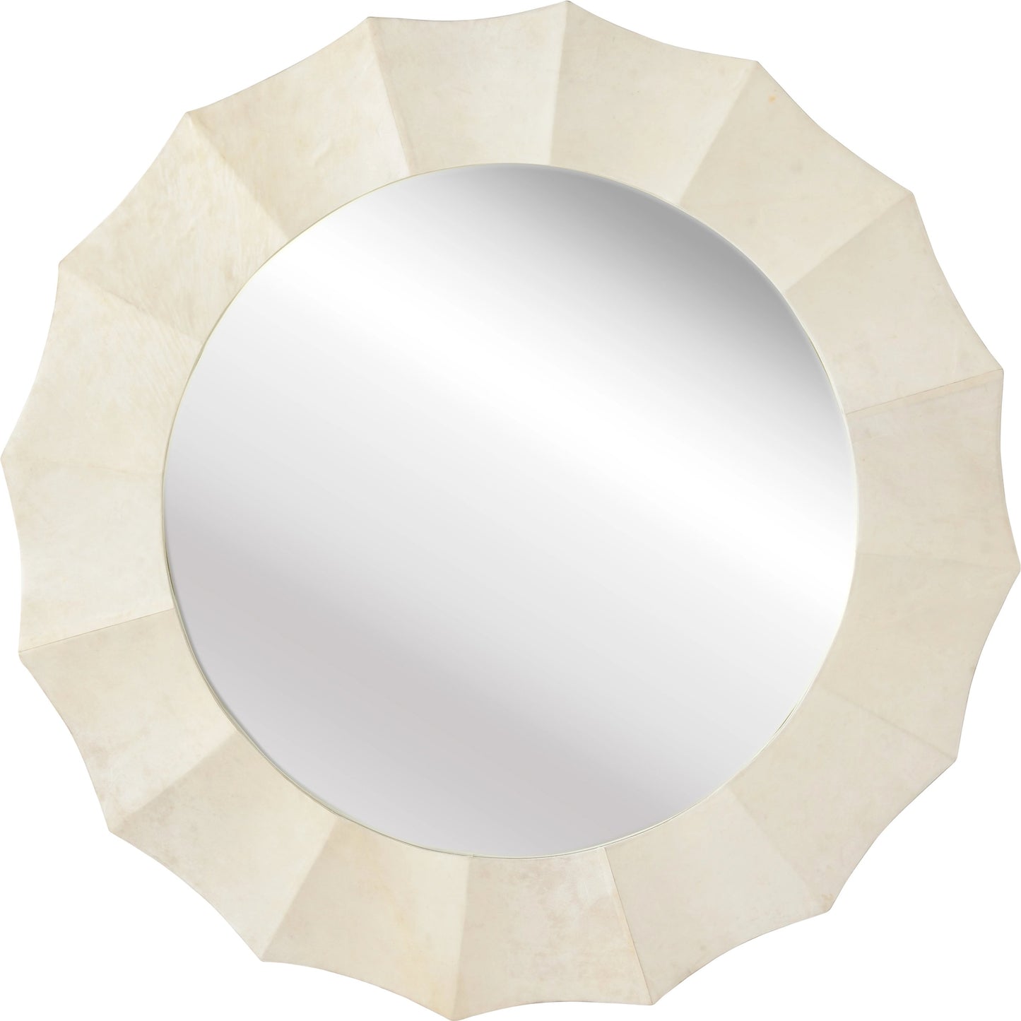001 SI-2104966 | Primary Silo | Bride's Dream Mirror by Wildwood in cream, plain. Made from unique in a modern style.