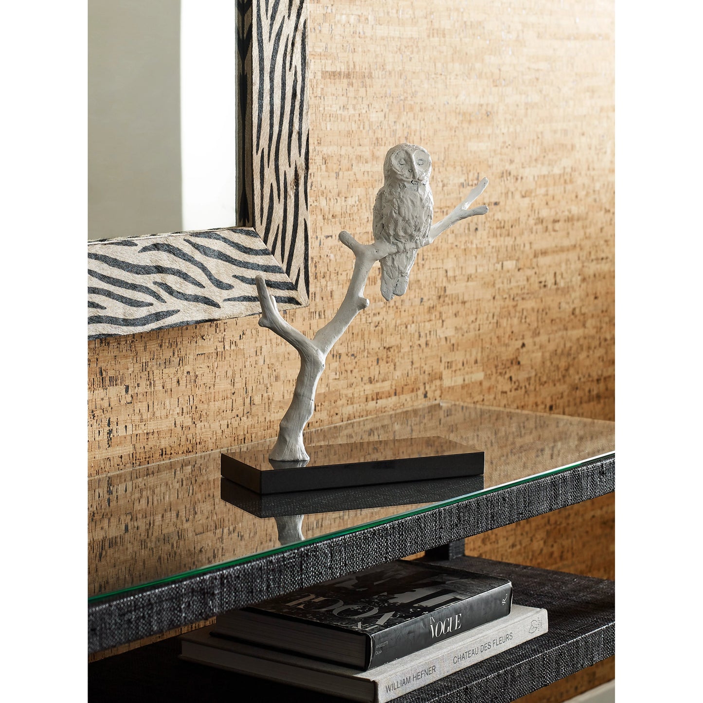 002 SI-2104978 | Lifestyle | Bog Garden Winter Visitor by Wildwood in matte white, natural black. Made from unique in a modern style.