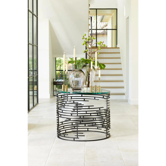 Taper Holders (Set of 6) by Global Views in brass. Made from iron in a transitional style.