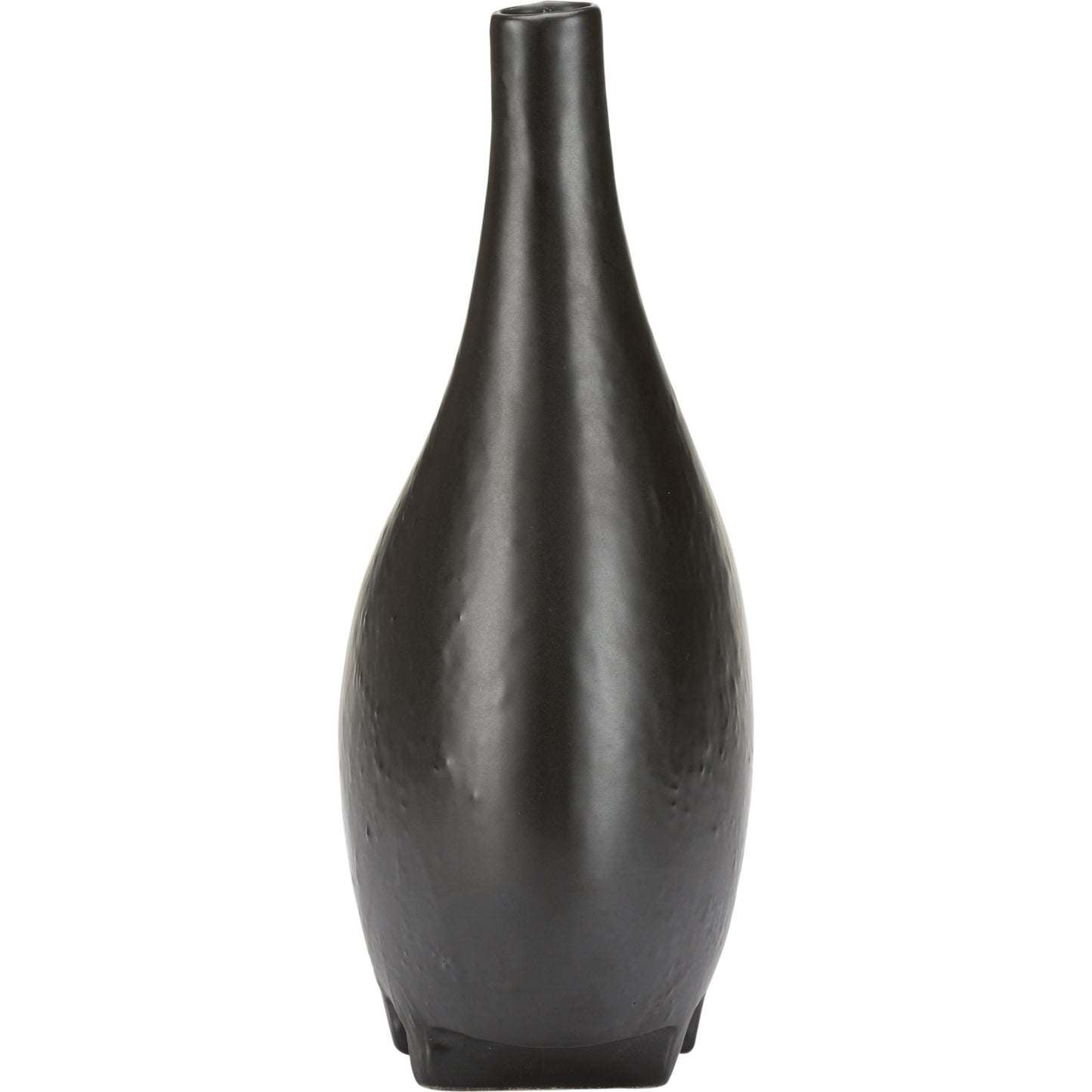 003 SI-2105066 | Additional Silo | Punalu'u Vase I by Wildwood in sandy black. Made from ceramic in a modern style.