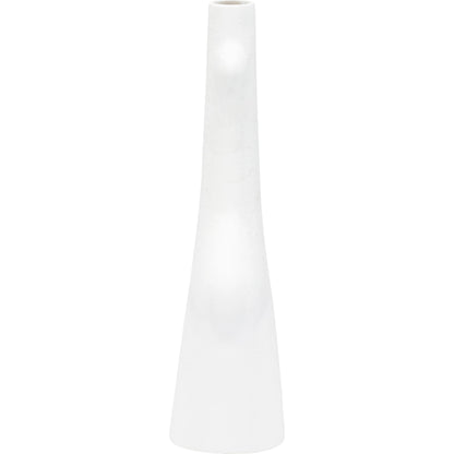 Kona Vase II by Wildwood in sandy white. Made from ceramic in a modern style.
