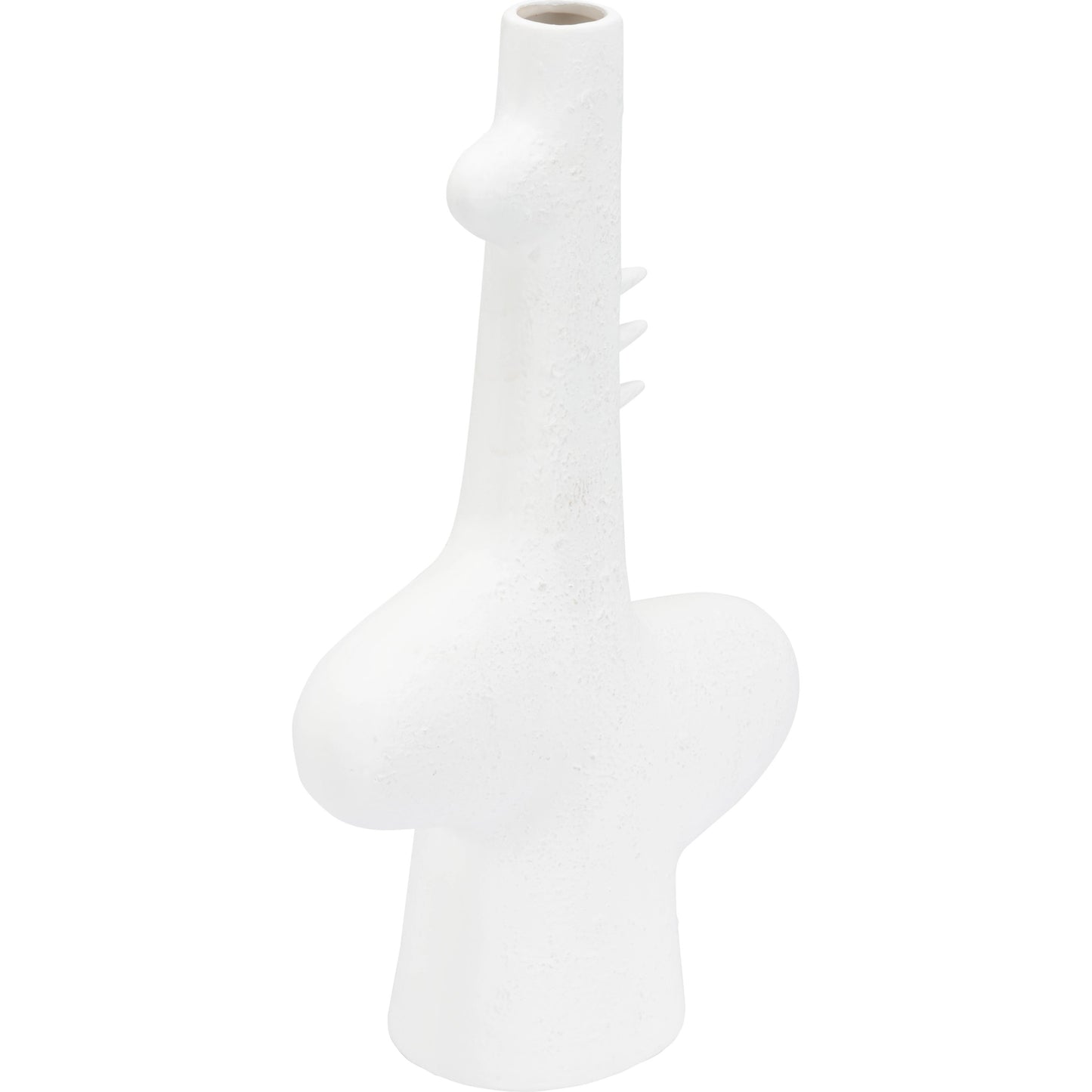 005 SI-2105069 | Additional Silo | Kona Vase II by Wildwood in sandy white. Made from ceramic in a modern style.