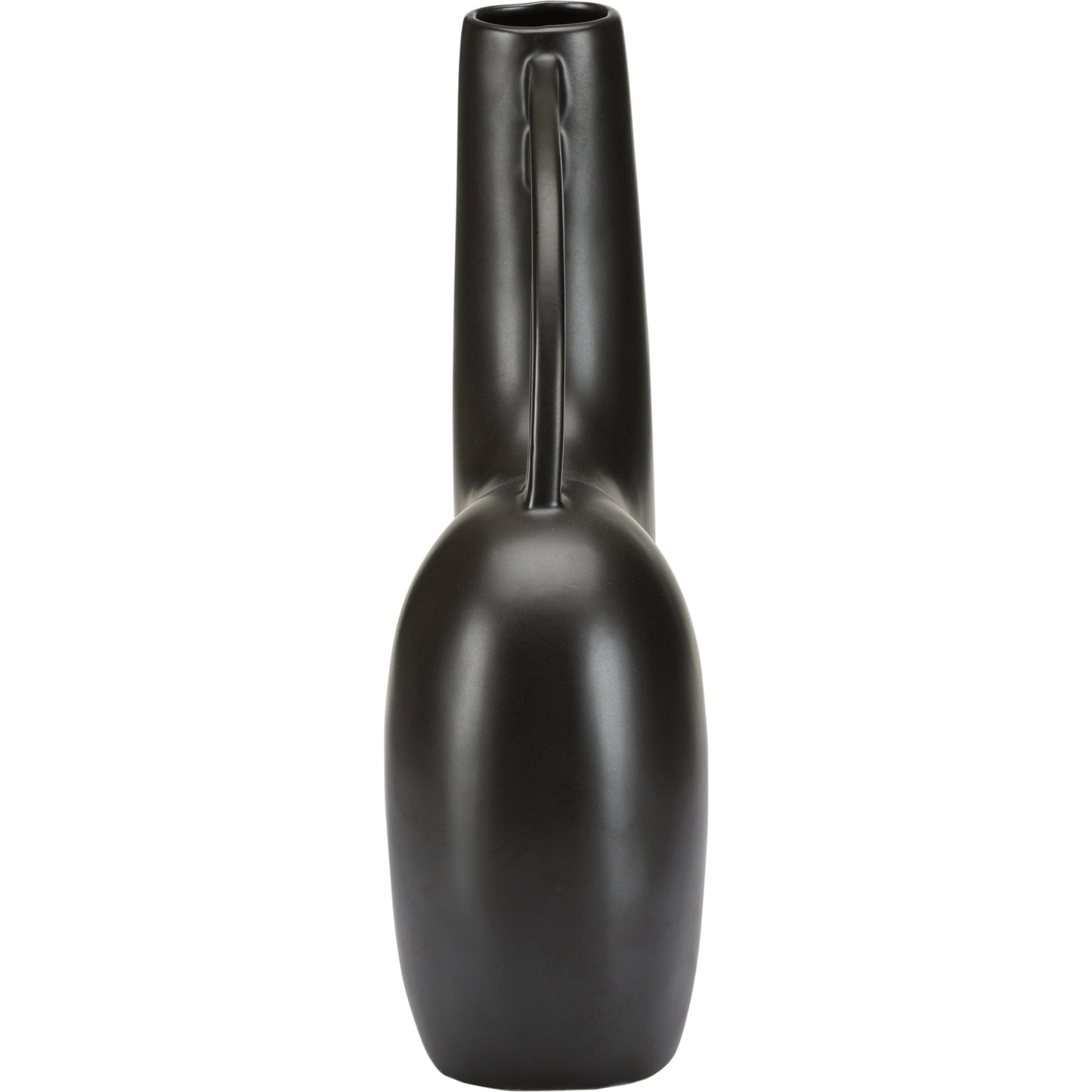 005 SI-2105071 | Additional Silo | Punalu'u Vase III by Wildwood in sandy black. Made from ceramic in a modern style.