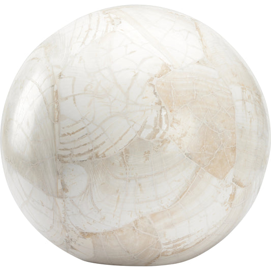 Neva Ball by Wildwood in white. Made from composite in a modern style.
