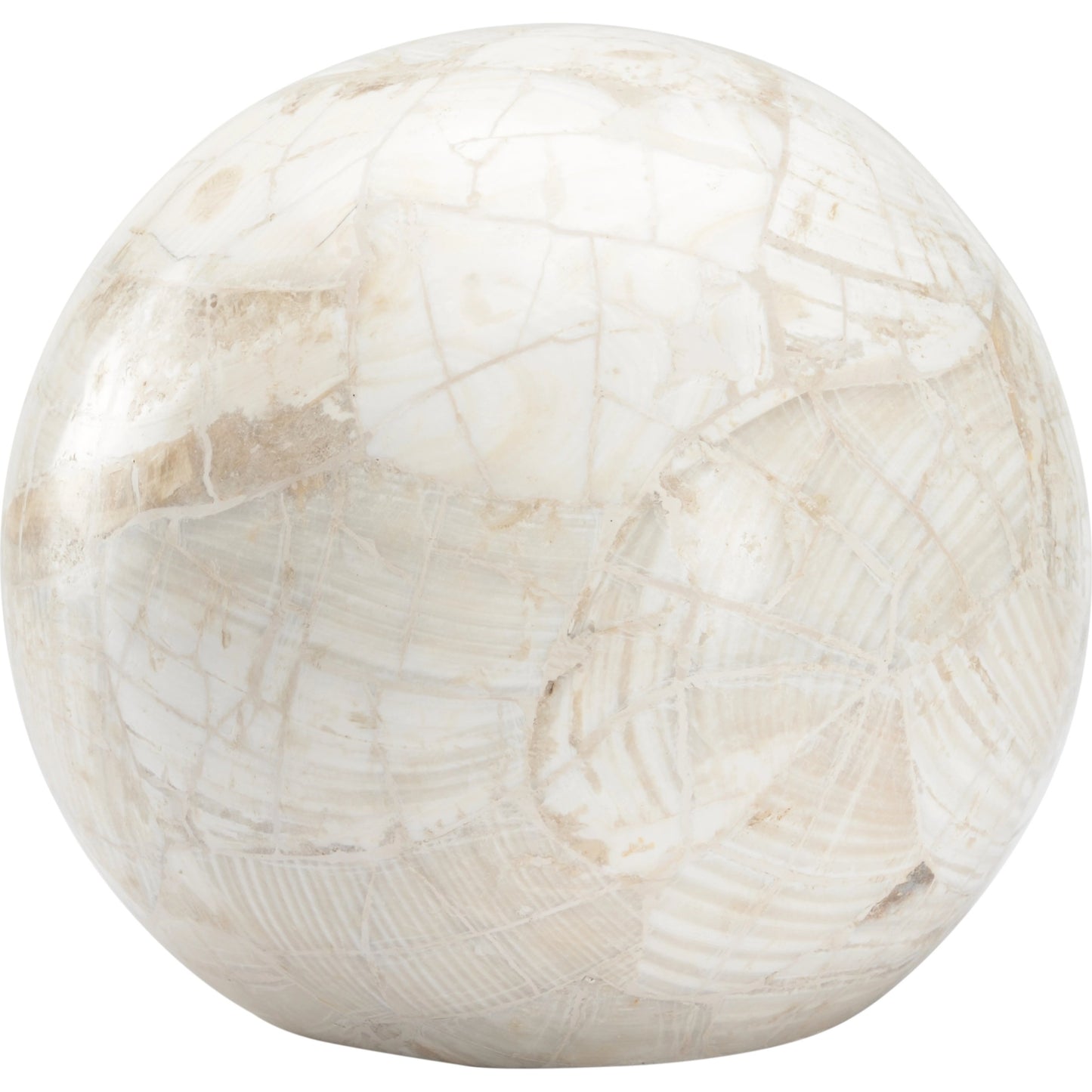 014 SI-2105125 | Additional Silo | Neva Ball by Wildwood in white stone. Made from composite in a modern style.
