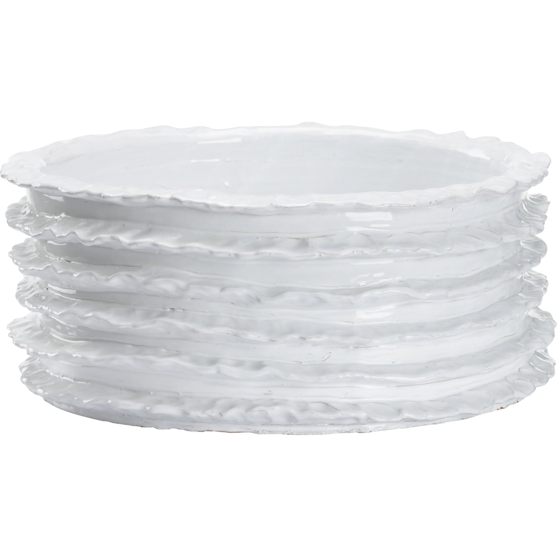 Palermo Bowl by Wildwood in white glaze. Made from unique in a transitional style.