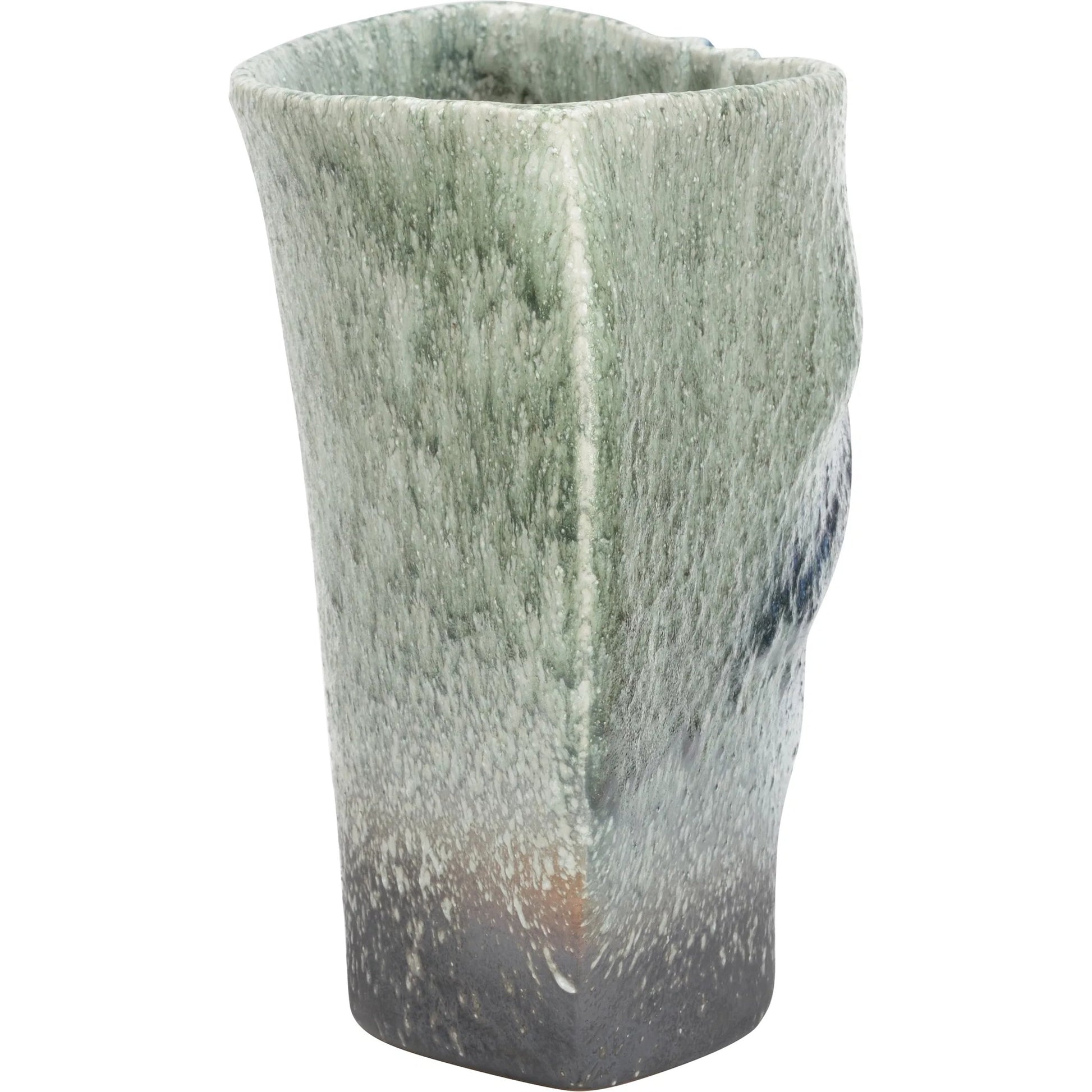 Naha Vase by Wildwood in blue. Made from ceramic in a unique style.