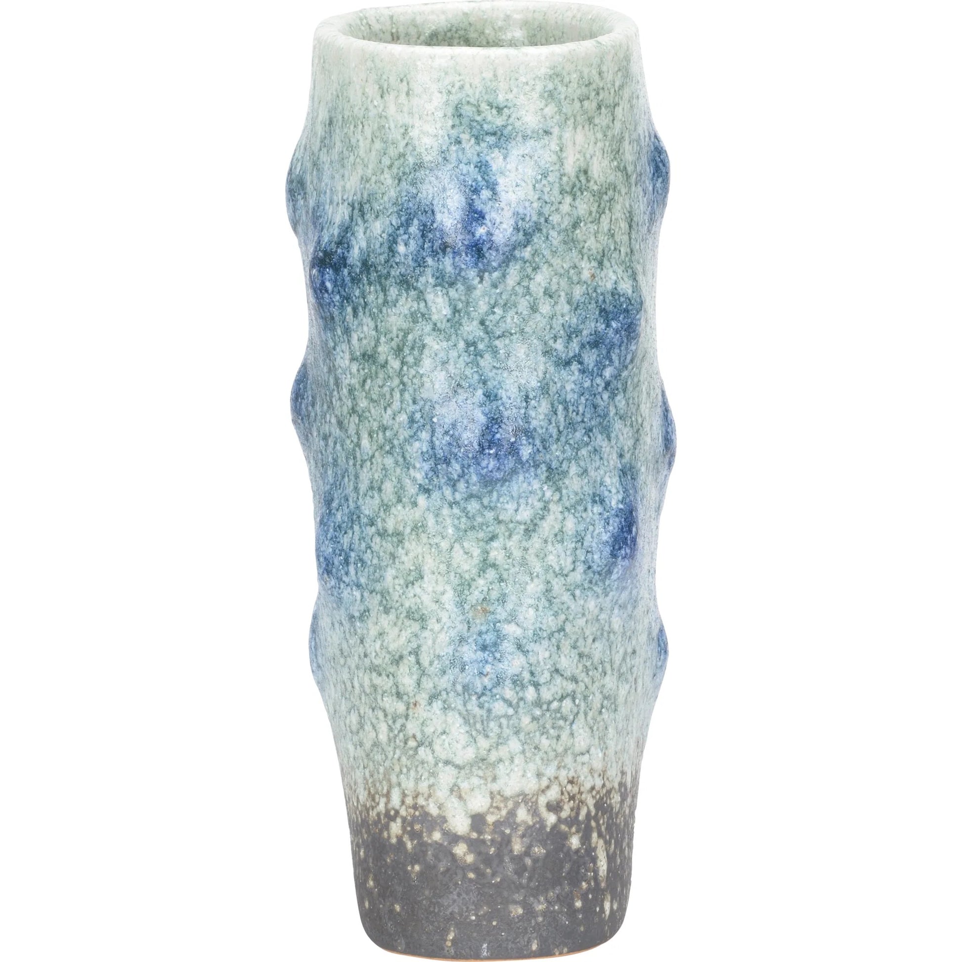 Indigo Vase by Wildwood in blue, green and shiga, blue, green. Made from unique in a eclectic & global style.