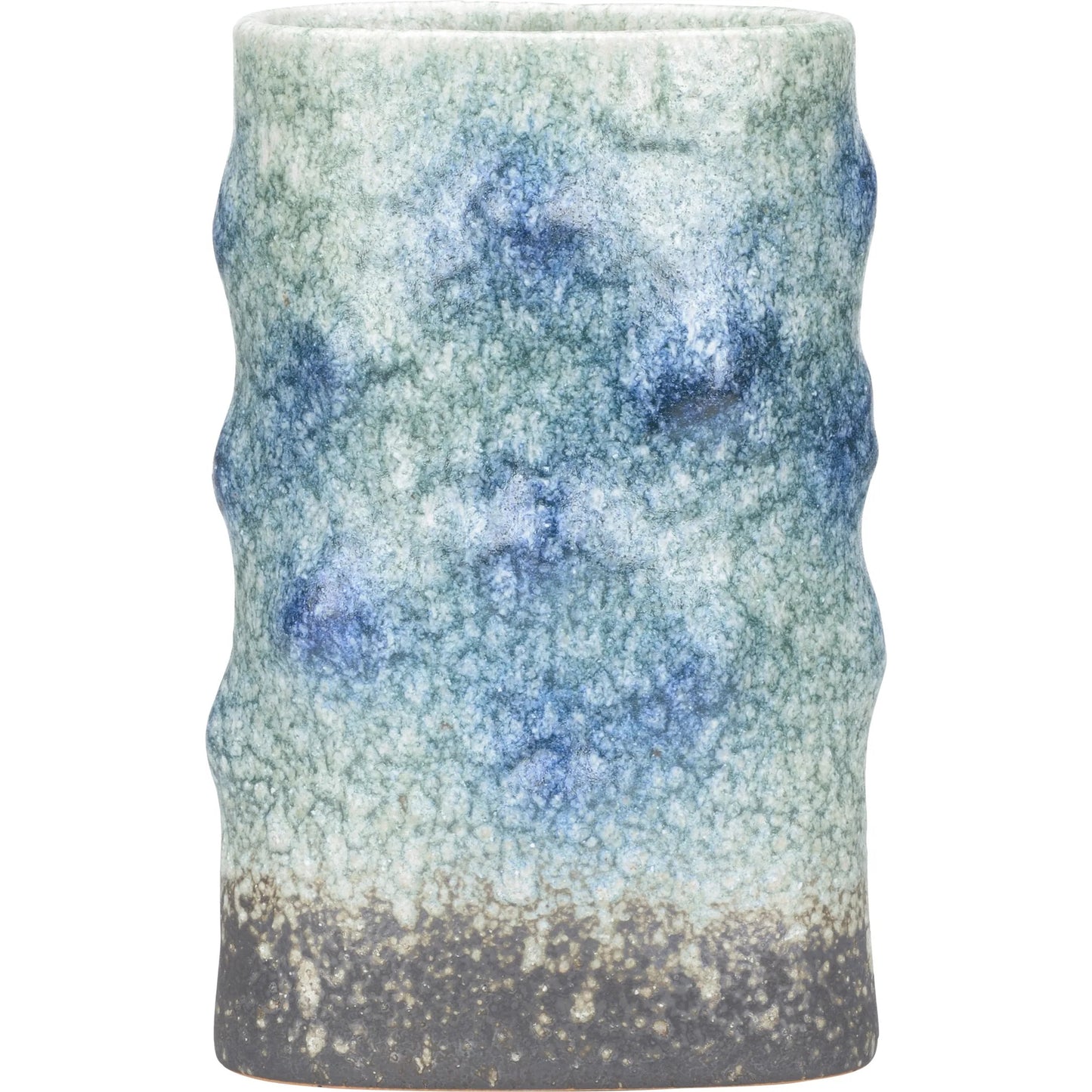 003 SI-2335190 | Additional Silo | Indigo Vase by Wildwood in blue, green and shiga, blue, green. Made from unique in a eclectic & global style.