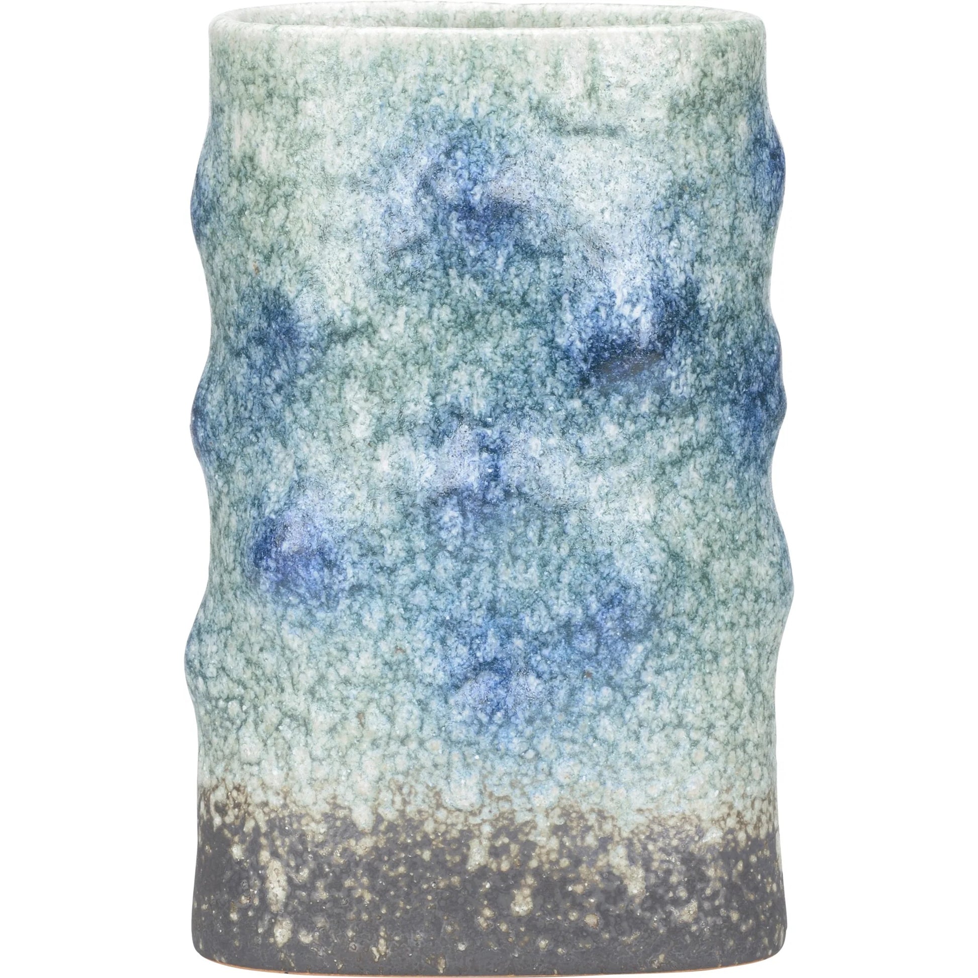 Indigo Vase by Wildwood in blue, green and shiga, blue, green. Made from unique in a eclectic & global style.