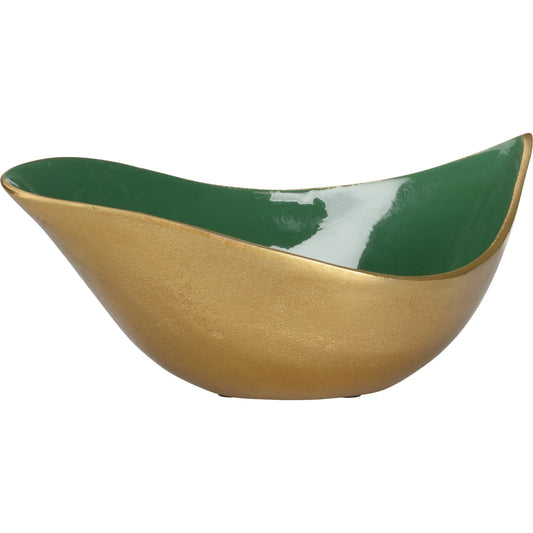 Emerald Vessel by Wildwood in gold, green. Made from unique in a unique style.