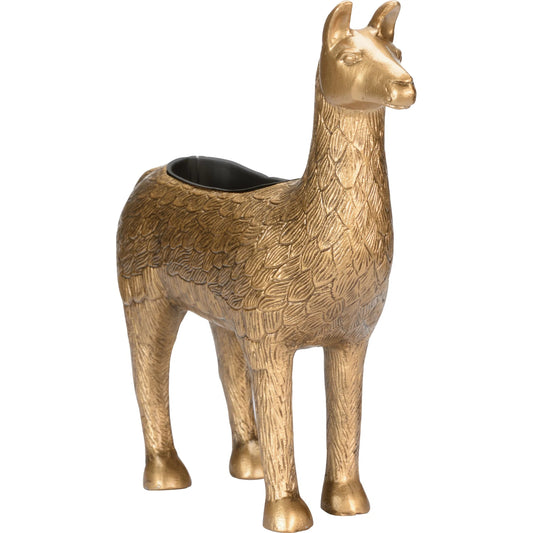 Cria Planter by Wildwood in antique brass. Made from unique in a unique style.