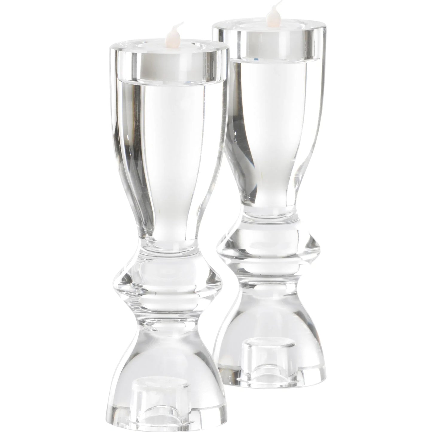 002 SI-2335379 | Additional Silo | Gris Candlesticks (Set of 2) by Wildwood in clear and clear. Made from unique in a transitional style.