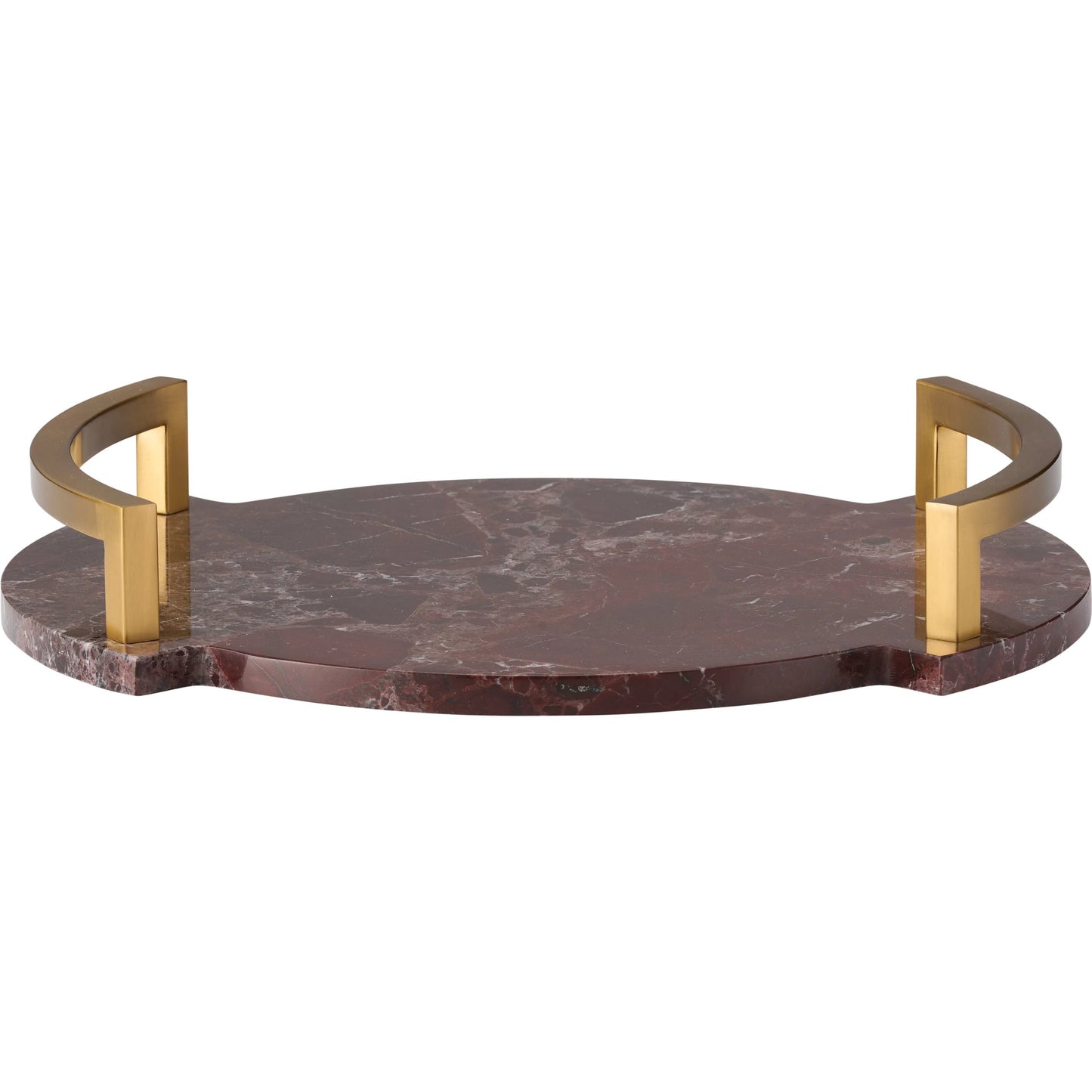 002 SI-2387991 | Additional Silo | Hopkins Tray by Wildwood in natural dark red, antique brass. Made from unique in a modern style.