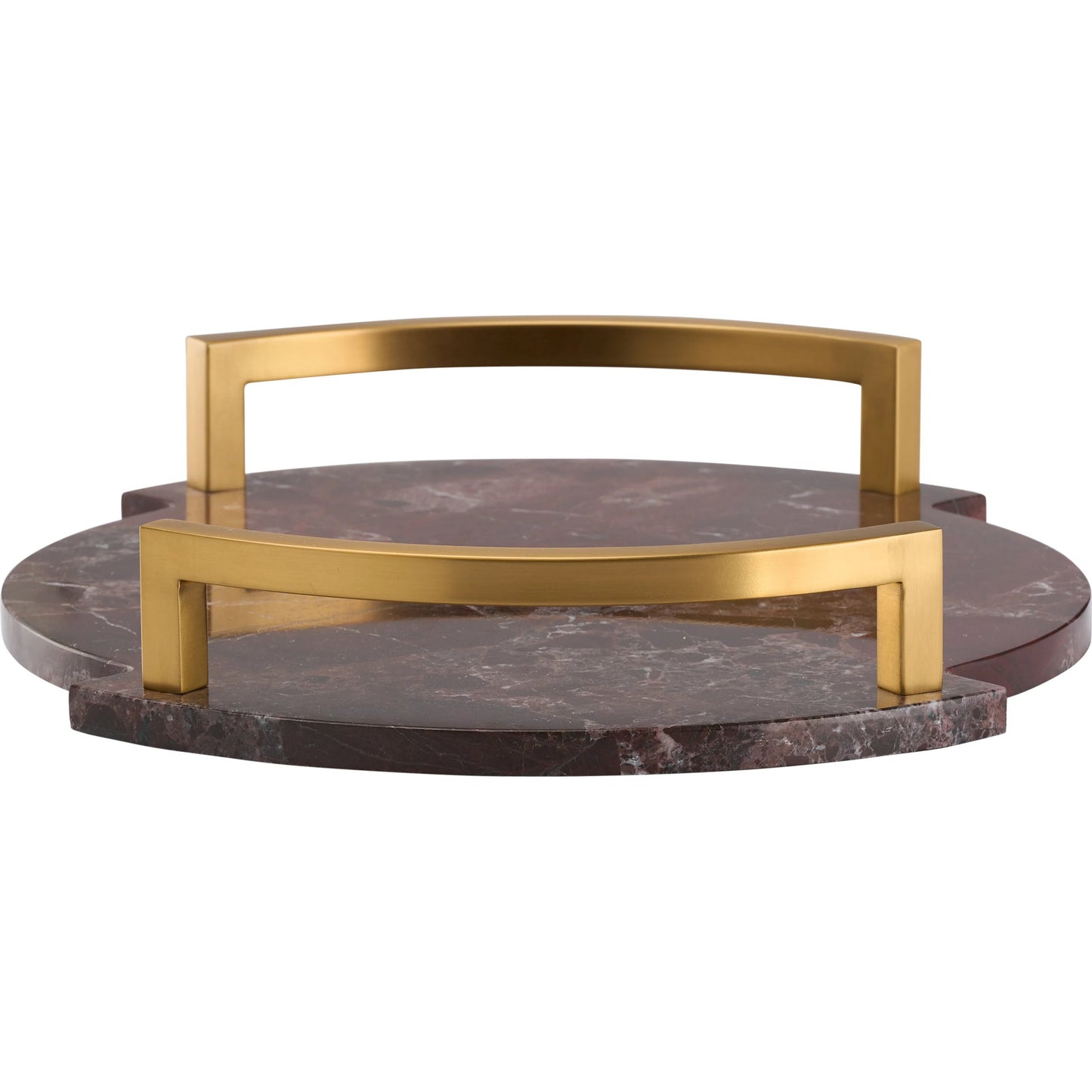 003 SI-2387991 | Additional Silo | Hopkins Tray by Wildwood in natural dark red, antique brass. Made from unique in a modern style.