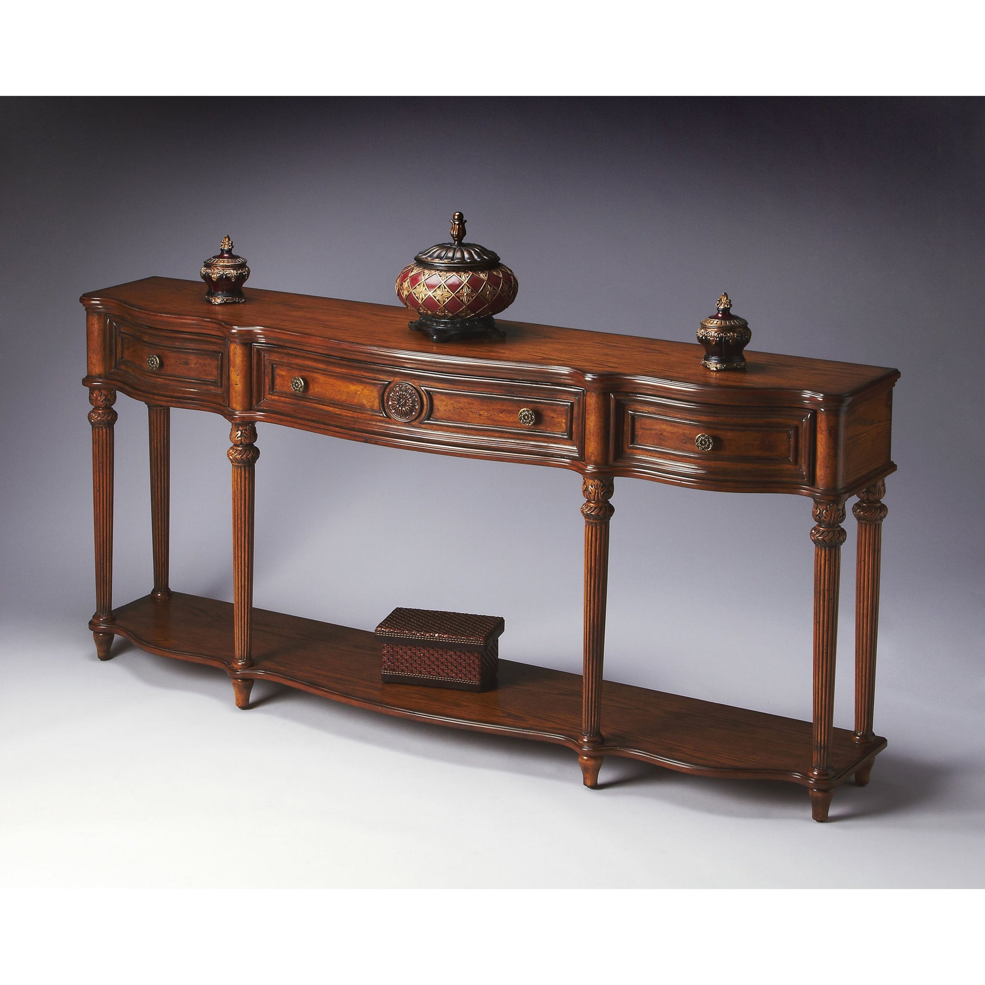 Peyton Long Console Table by Butler Specialty Company. Made from unique in a traditional style.