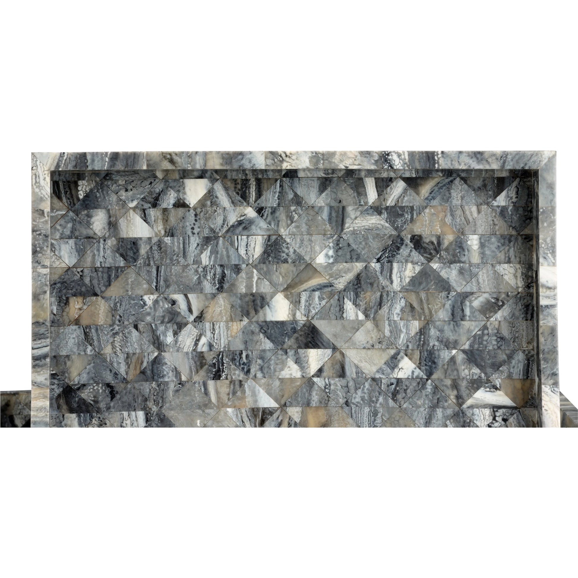 Greer Tray by Wildwood in gray and natural gray. Made from unique in a eclectic & global style.