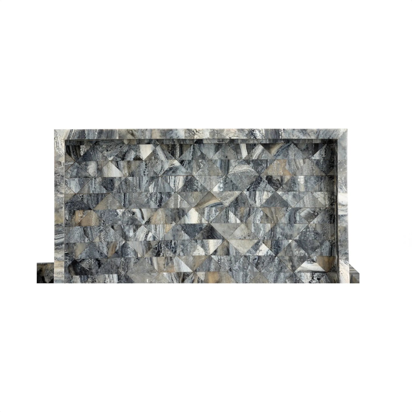 005 SI-2335172 | Additional Silo | Greer Tray by Wildwood in gray and natural gray. Made from unique in a eclectic & global style.