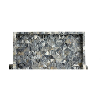Greer Tray by Wildwood in gray and natural gray. Made from unique in a eclectic & global style.
