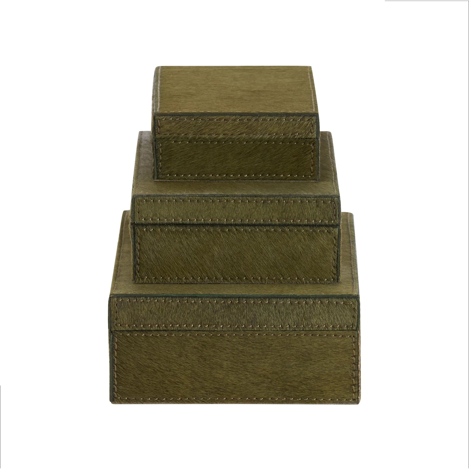 Floyd Boxes by Wildwood in green. Made from unique in a traditional style.