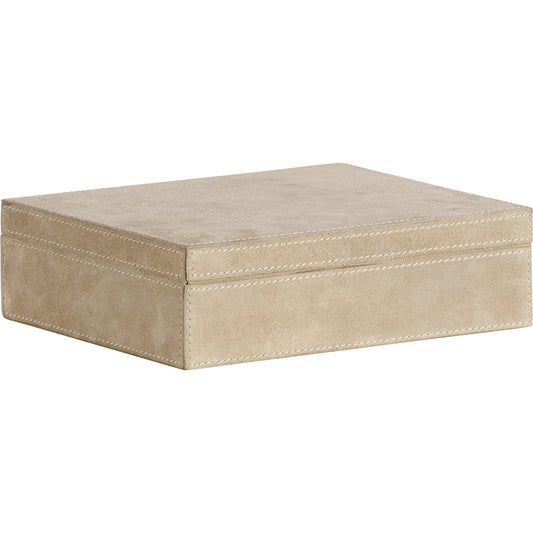 Harrison Jewelry Box by Wildwood in taupe. Made from unique in a unique style.