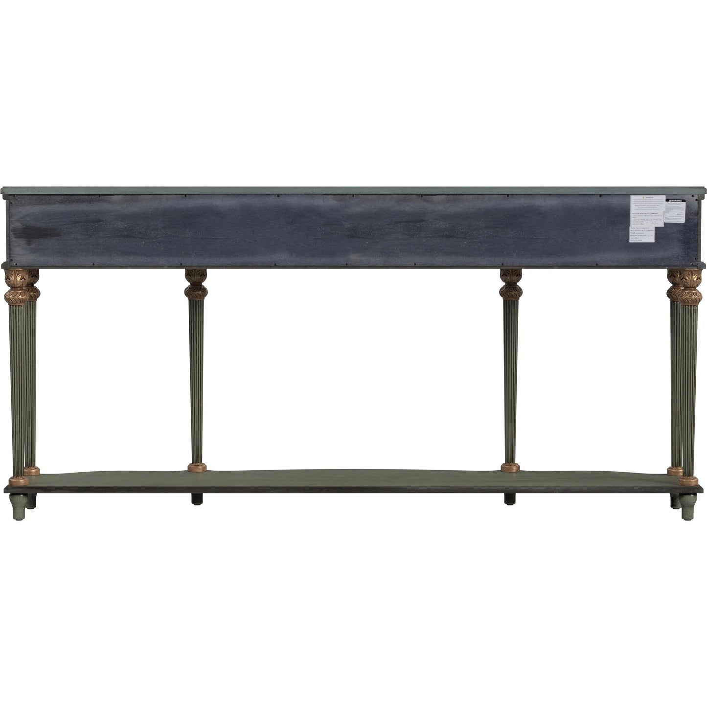 004 SI-2531553 | Additional Silo | Peyton Large Console Table by Butler Specialty Company in pastel green and royal pastel green. Made from rubberwood, mdf, cherry veneer, resin in a unique style.