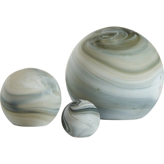 Vesper Orb by Wildwood in blue swirl. Made from unique in a unique style.