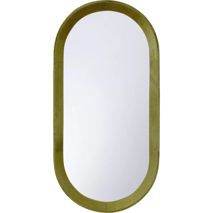 Floyd Mirror by Wildwood in green, clear. Made from unique in a transitional style.