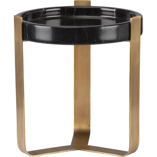 Axton Tray by Wildwood in black, gold and natural black, antique brass. Made from unique in a unique style.