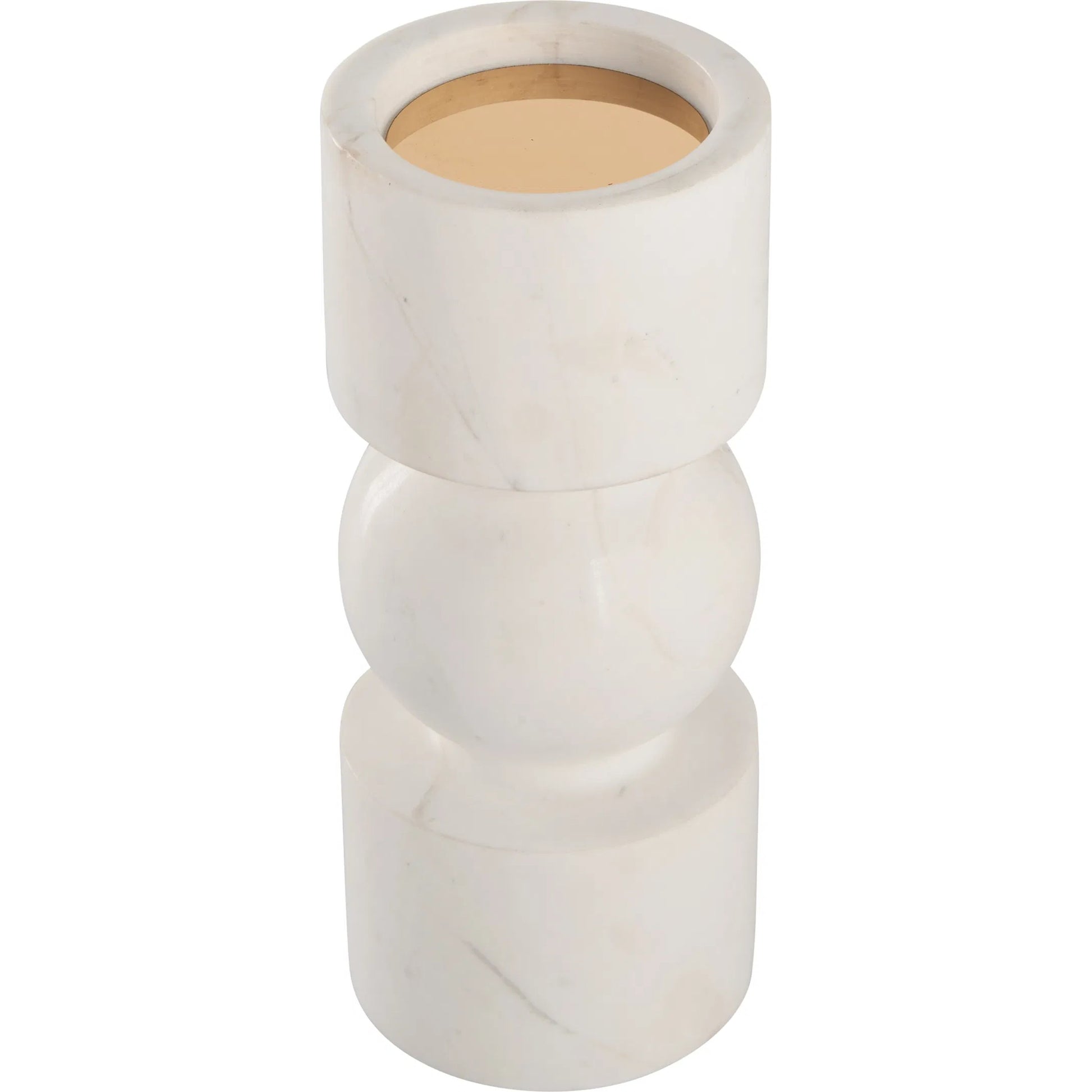 Harper Candleholder by Wildwood in natural white, amber. Made from unique in a transitional style.