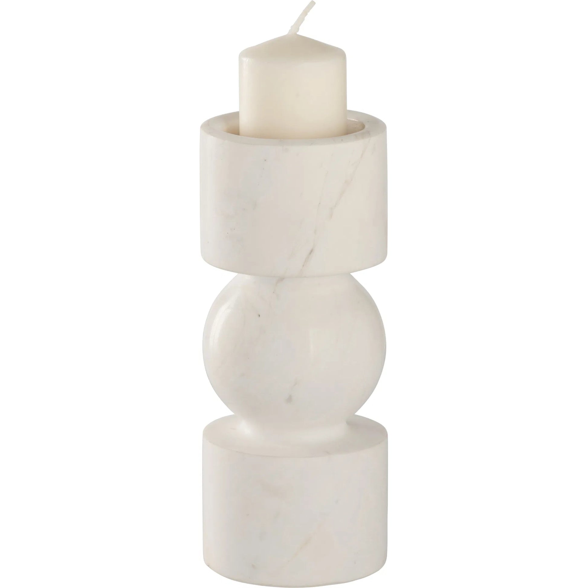 Harper Candleholder by Wildwood in natural white, amber. Made from unique in a transitional style.