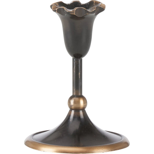 McKinney Candleholder by Wildwood in bronze. Made from unique in a unique style.