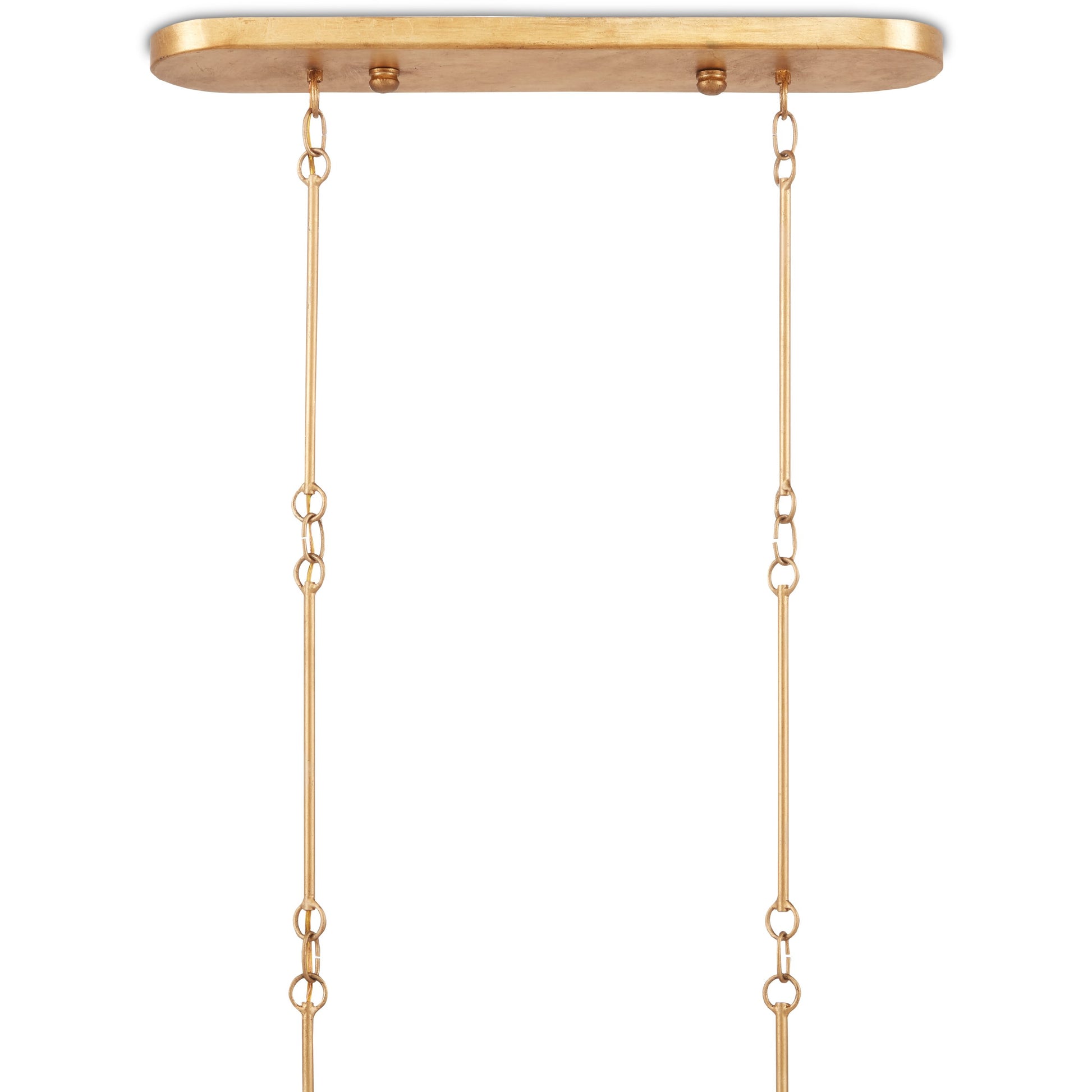 Grand Lotus Oval Chandelier by Currey and Company. Made from wrought iron in a modern style.