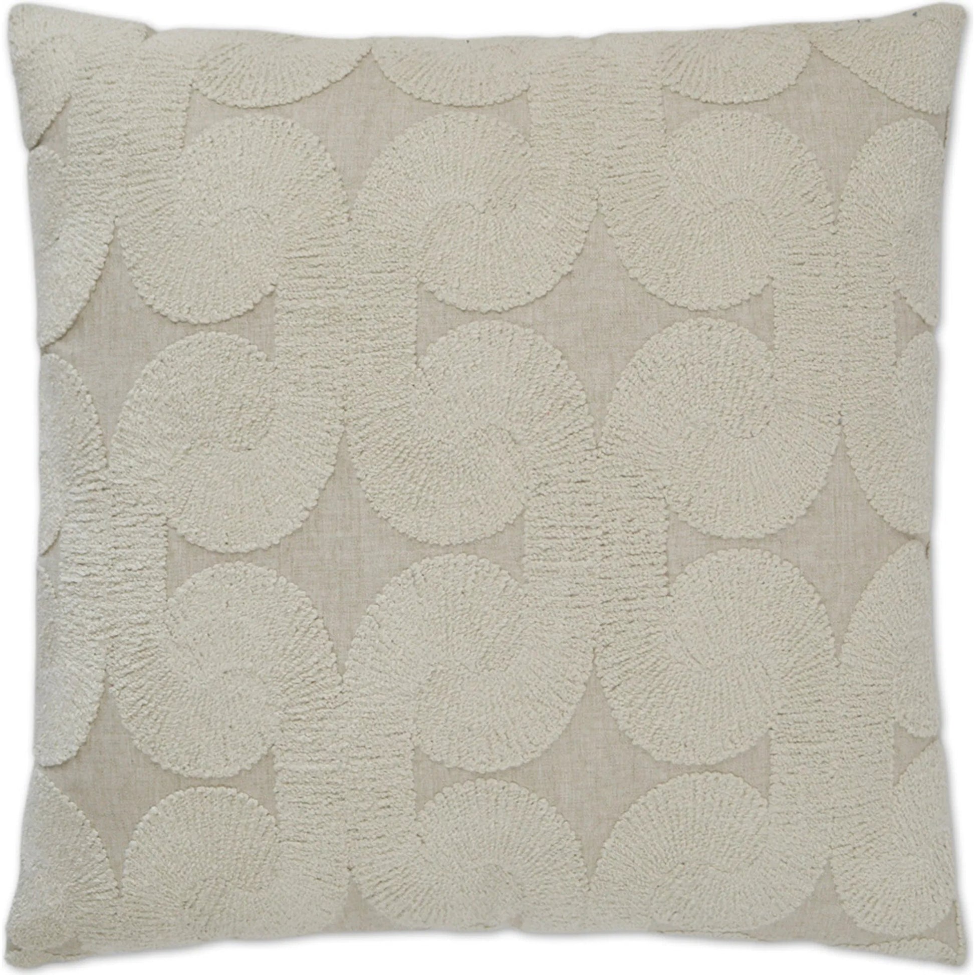 Posh Den Pillow by DV Kap Home in natural. Made from 70% polyester, 30% linen in a transitional style.
