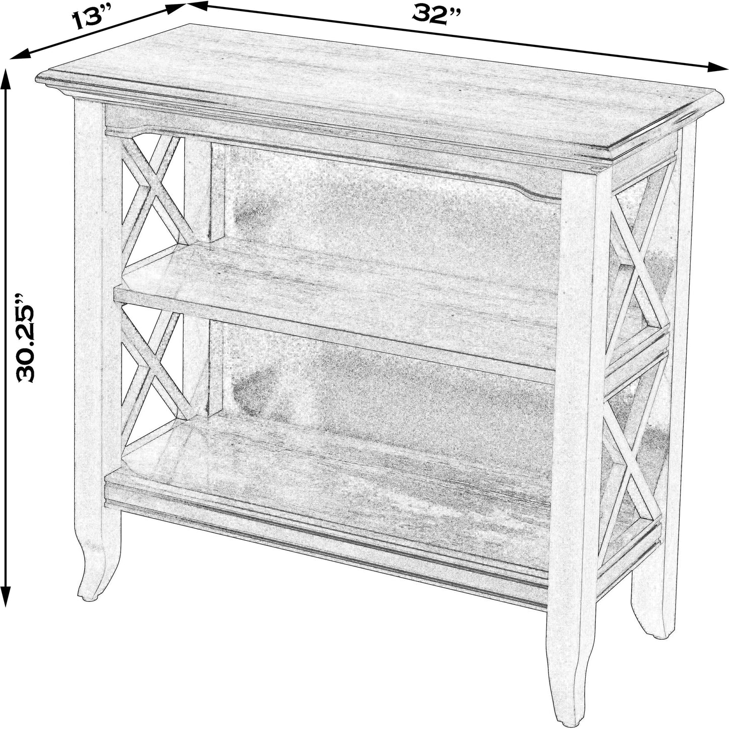 023 O-BUTLER-3044024 | Additional Silo | Newport Low Bookcase by Butler Specialty Company. Made from unique in a modern style.
