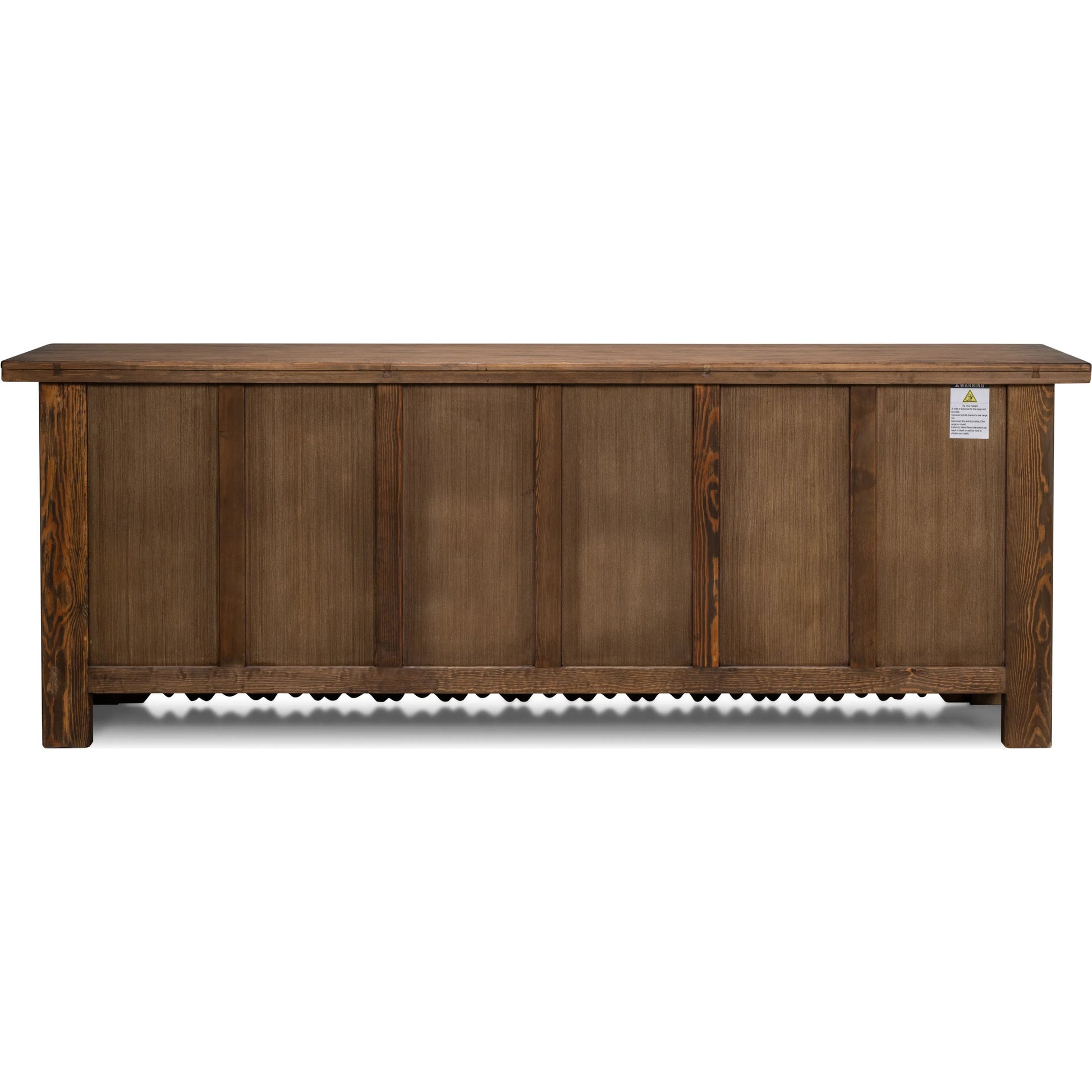 Nader Persian Burnt Brown Sideboard by Sarreid Ltd. in brown. Made from reclaimed pine in a traditional style.