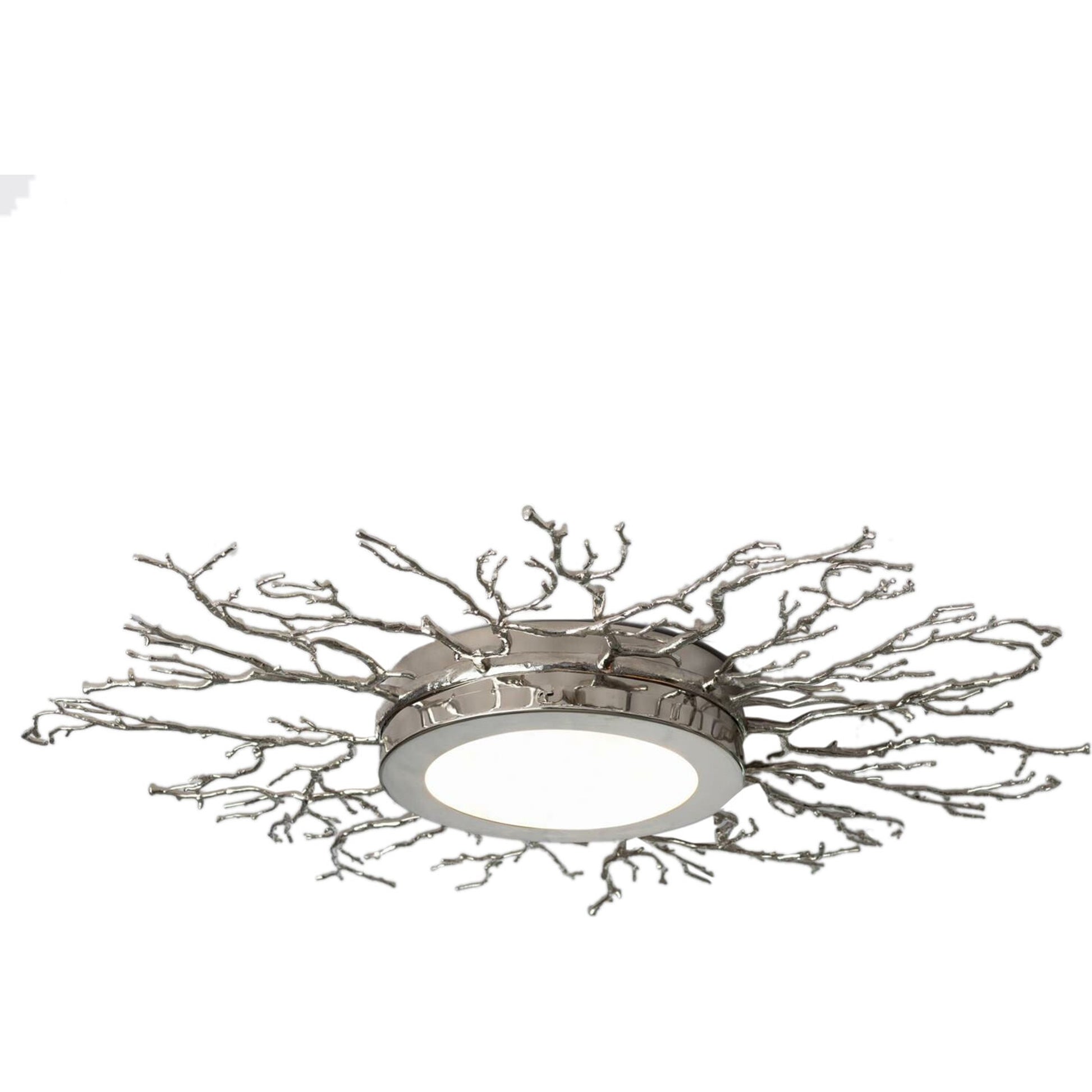 Twig Ceiling Fixture by Global Views. Made from brass in a modern style.