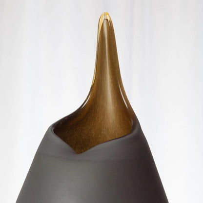 Frosted Vase by Global Views. Made from glass in a modern style.