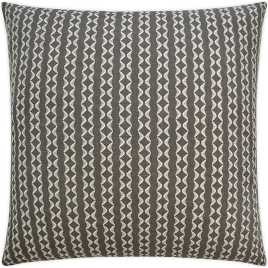 Notch Pillow by DV Kap Home. Made from 43% polyester, 57% cotton base in a unique style.