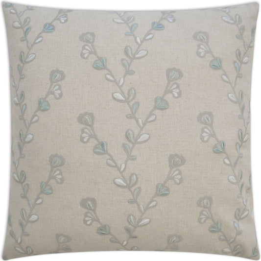 Willow by DV Kap Home in mist, spa. Made from 40% cotton, 20% linen, 20% rayon, 20% cotton in a modern style.