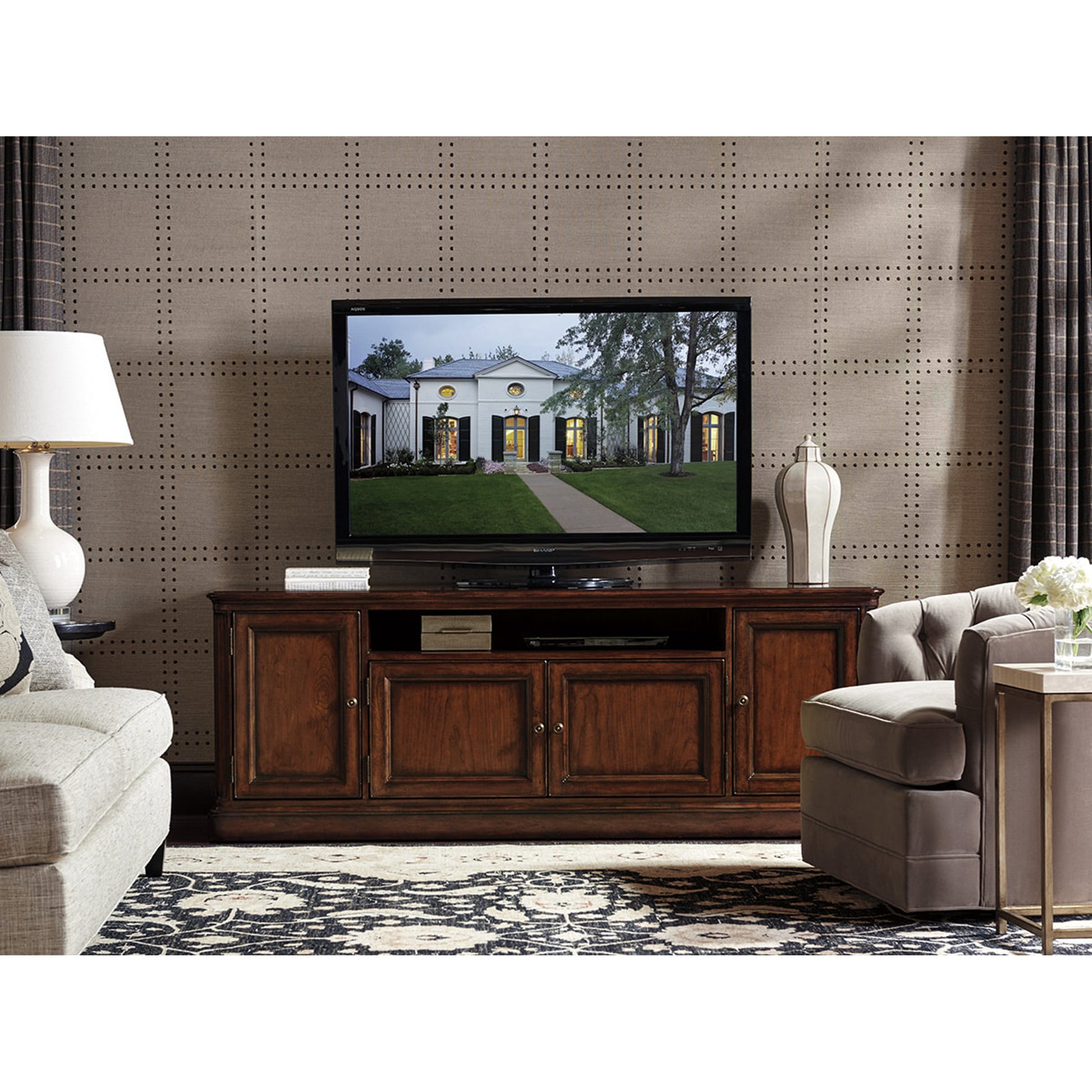 Waycroft Media Console by Sligh. Made from unique in a traditional style.
