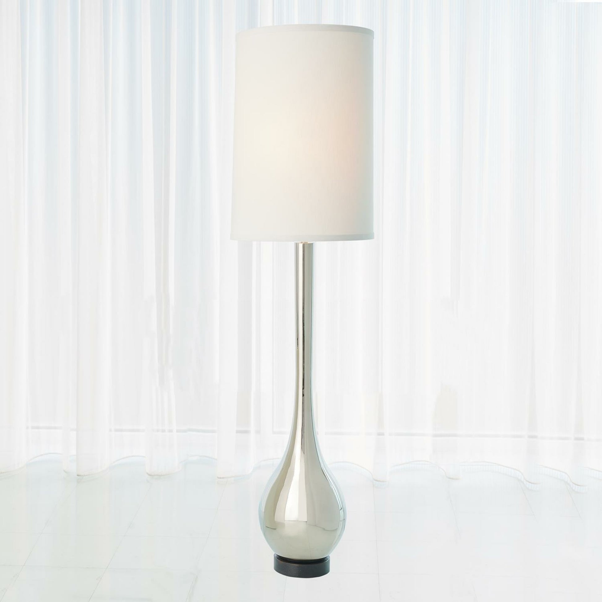 Bulb Floor Lamp by Global Views. Made from brass, granite in a transitional style.