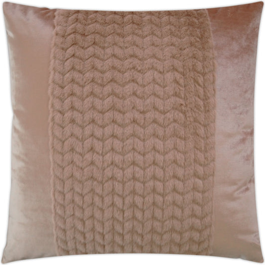 Dainty Band by DV Kap Home in blush. Made from band: 80% acrylic, 20% polyester, fabric: 50% polyester, 50% cotton in a transitional style.