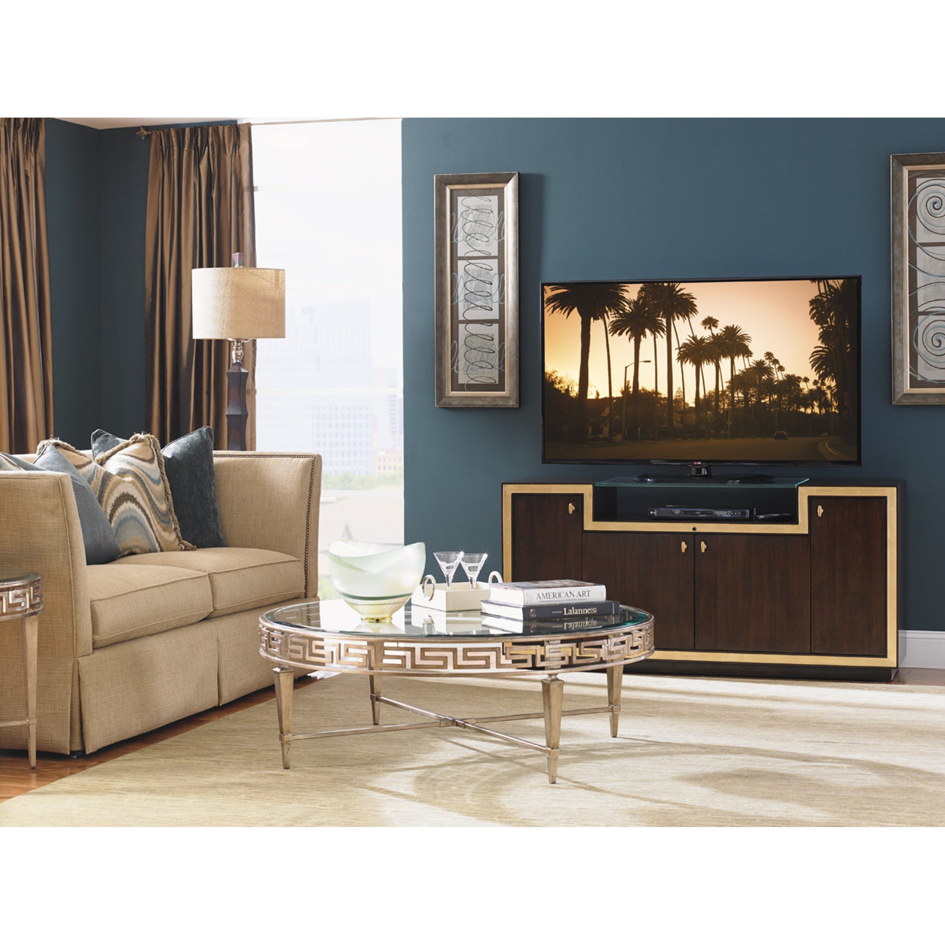 Palisades Media Console by Sligh. Made from unique in a transitional style.