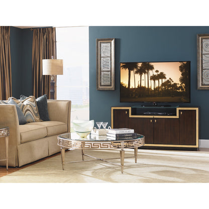 Palisades Media Console by Sligh. Made from unique in a transitional style.