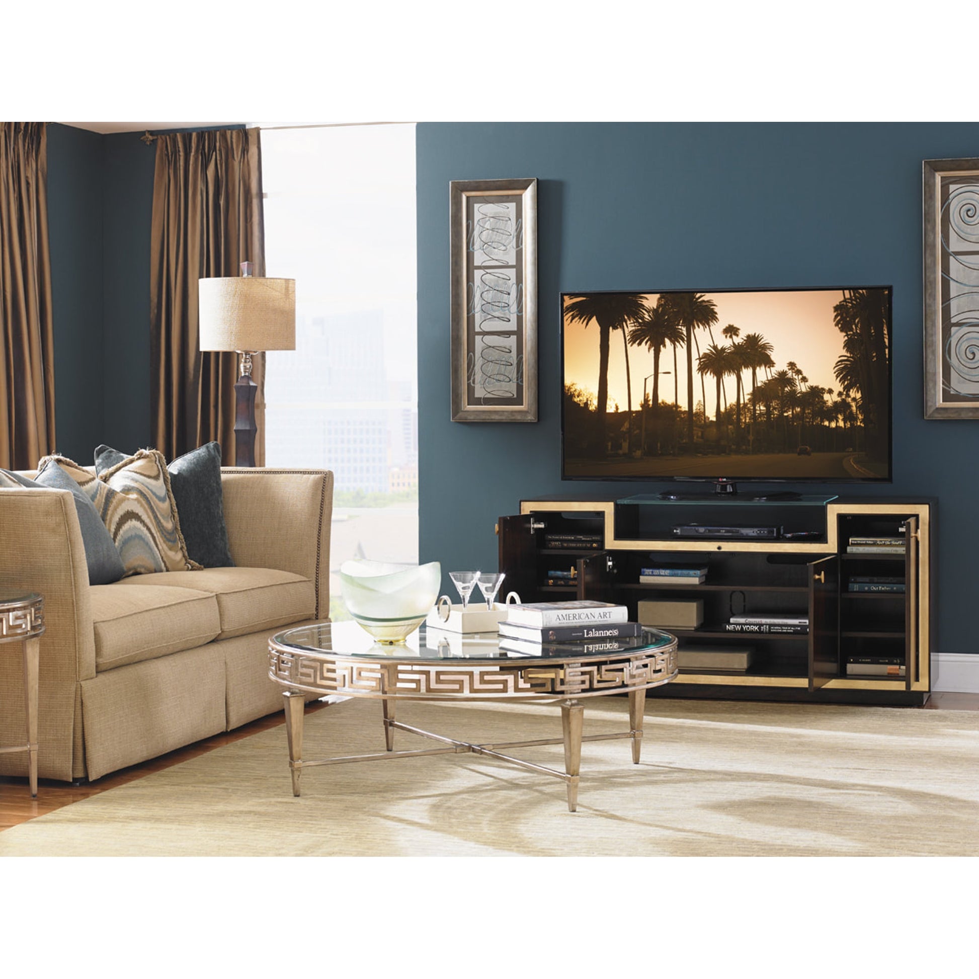 Palisades Media Console by Sligh. Made from unique in a transitional style.