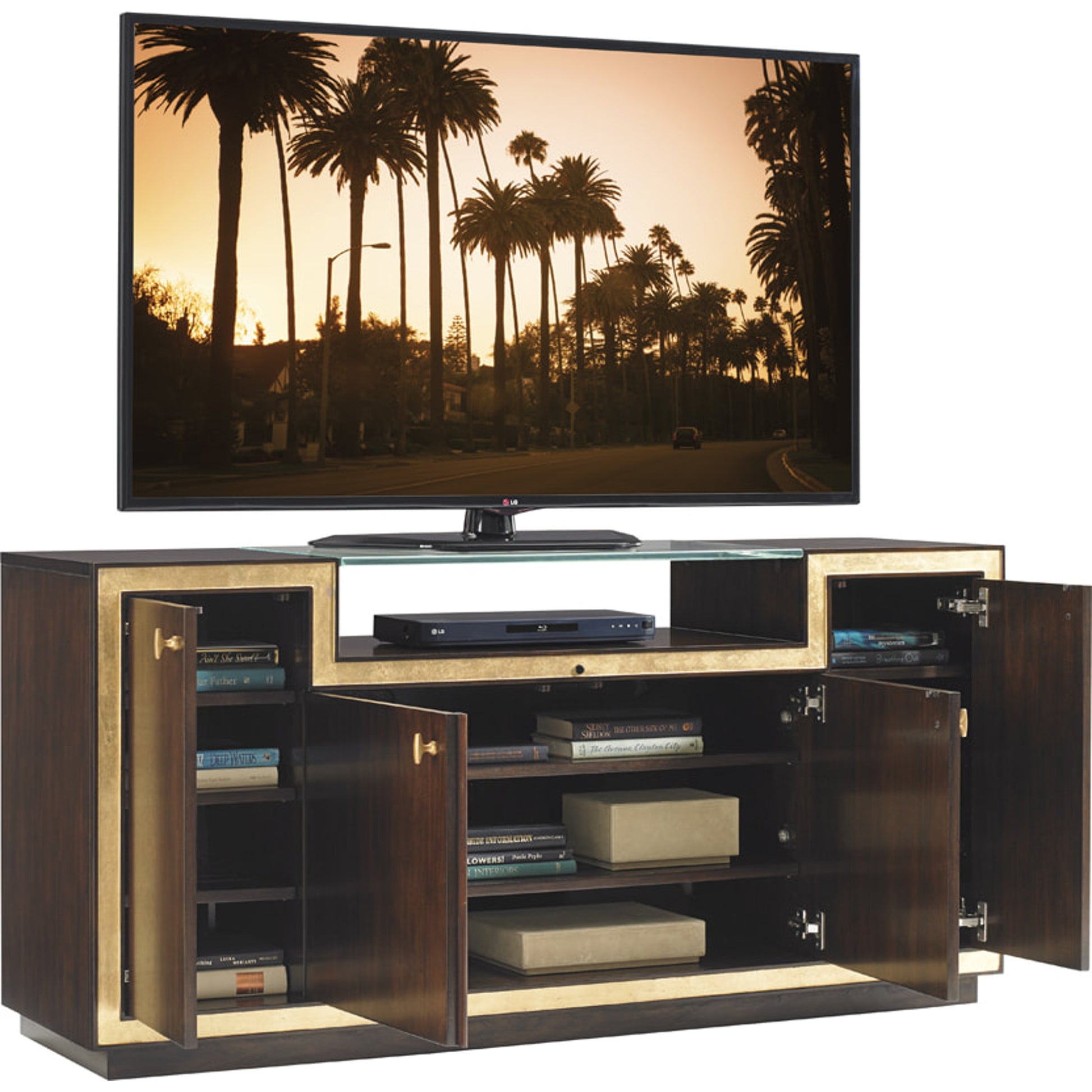 Palisades Media Console by Sligh. Made from unique in a transitional style.