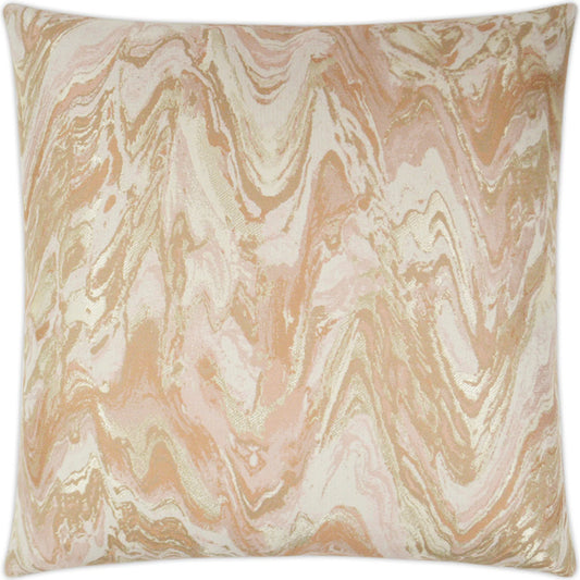 Malta Pillow by DV Kap Home in blush. Made from 64% polyester, 36% rayon in a unique style.