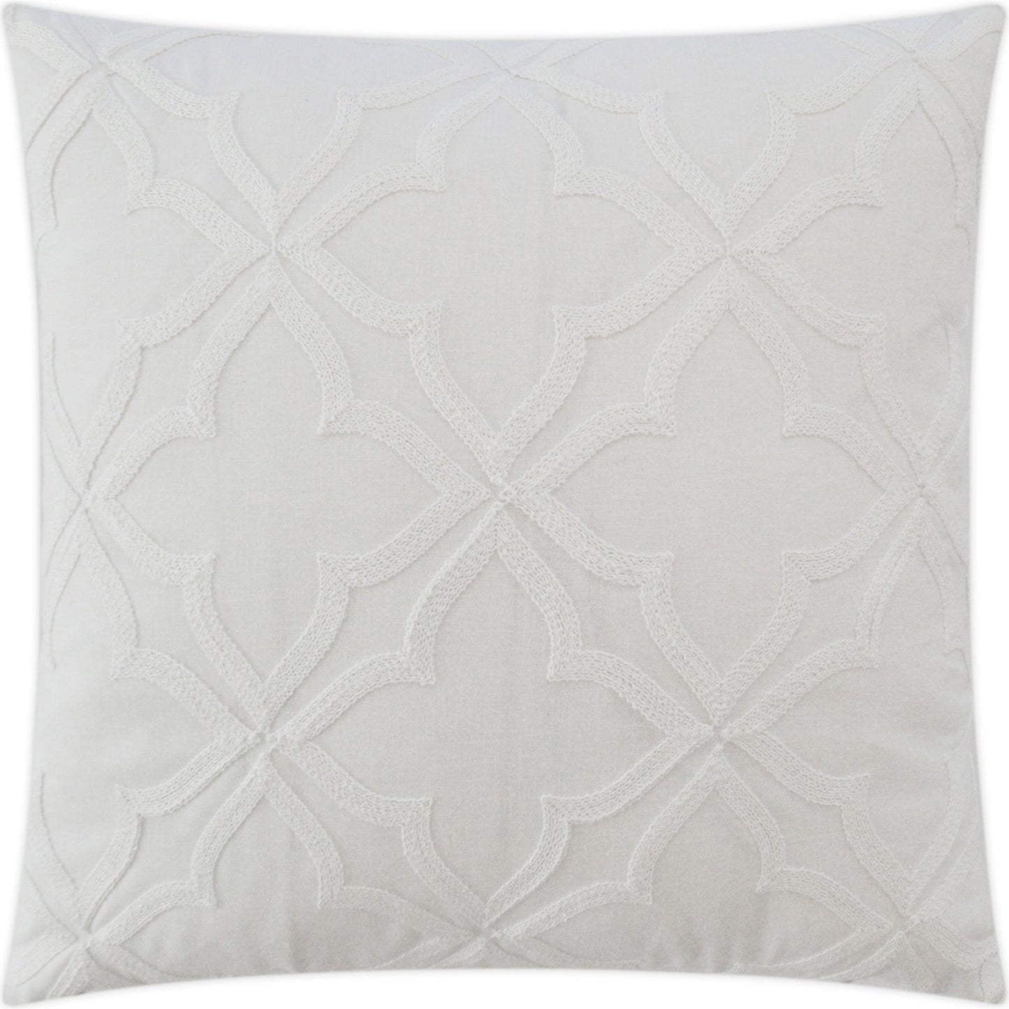 001 SR-738531 | Primary Silo | Decco by DV Kap Home in white, ivory. Made from 70% polyester, 30% cotton in a transitional style.