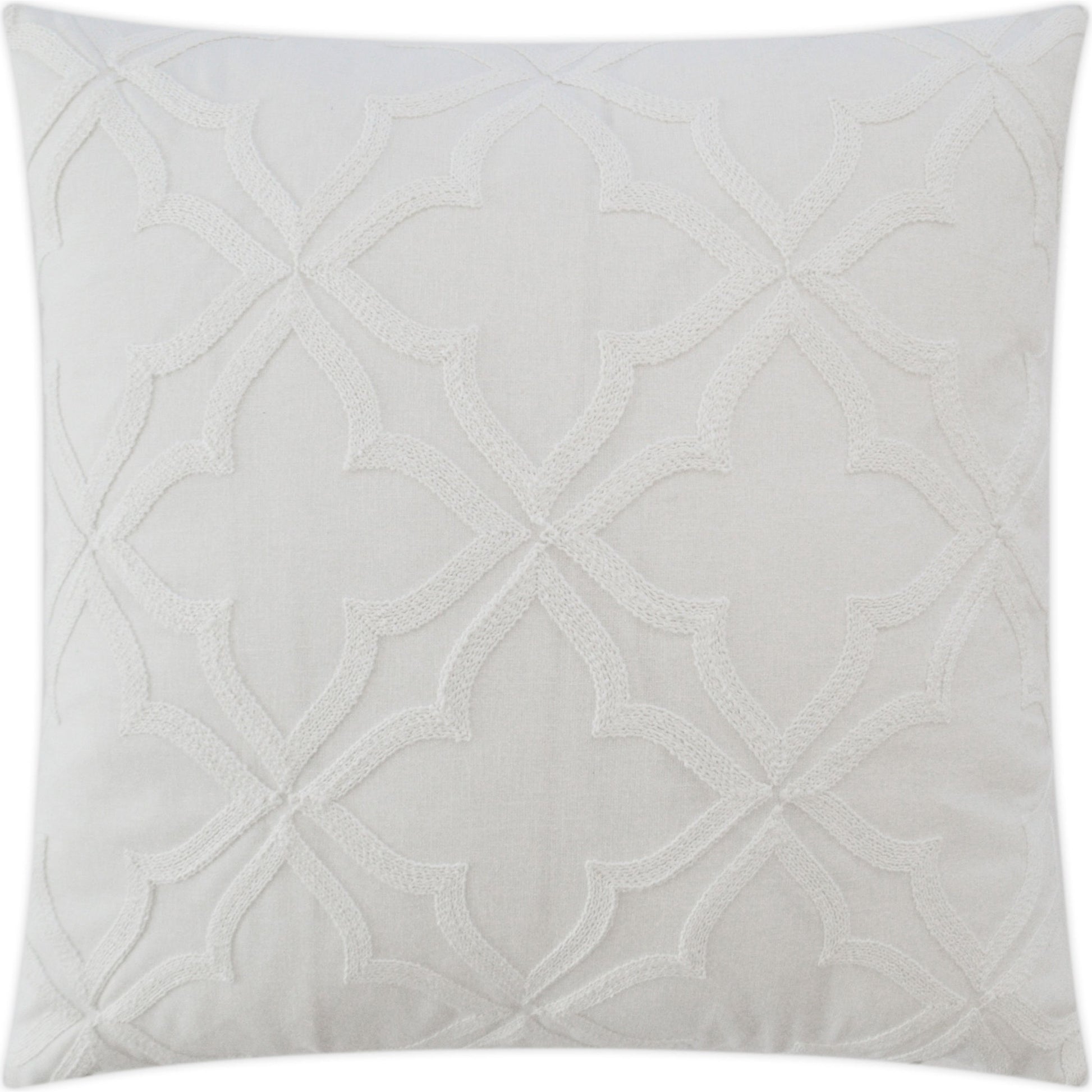 Decco by DV Kap Home in white, ivory. Made from 70% polyester, 30% cotton in a transitional style.
